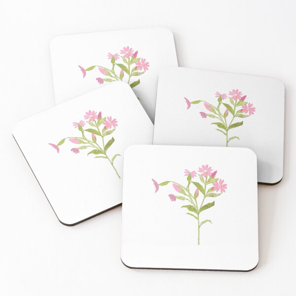 Item preview, Red Campion Sprig designed and sold by BabbanGaelg.