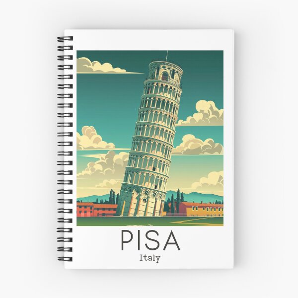 Item preview, A Vintage Travel Illustration of Pisa - Italy designed and sold by GoodOldVintage.