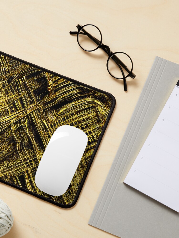 Aperçu 3 sur 5. Tapis de souris avec l'œuvre Element 12 créée et vendue par oduchossoir.