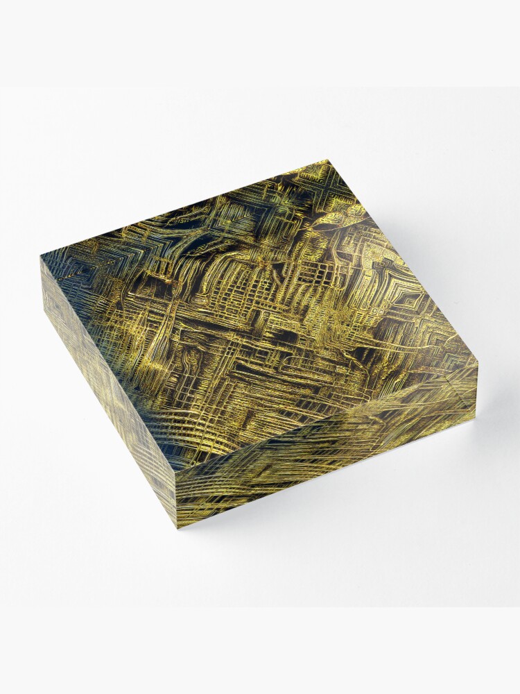 Aperçu 3 sur 5. Bloc acrylique avec l'œuvre Element 12 créée et vendue par oduchossoir.