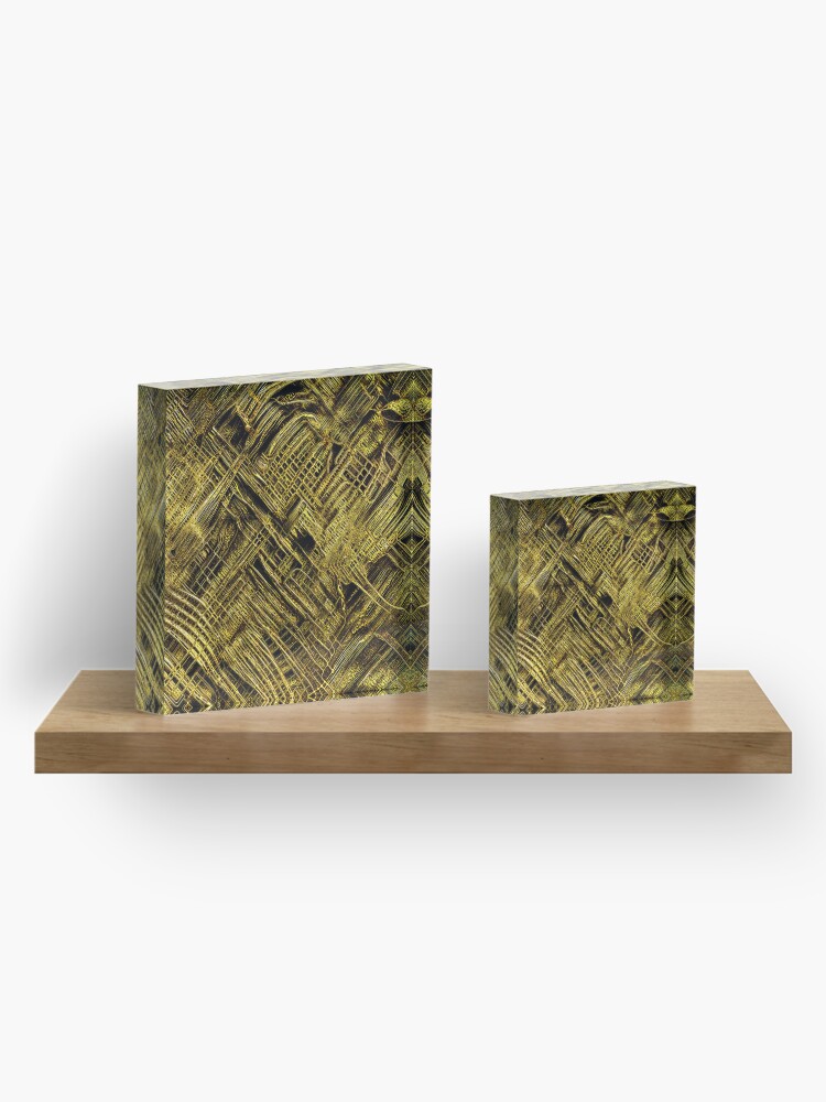 Aperçu 4 sur 5. Bloc acrylique avec l'œuvre Element 12 créée et vendue par oduchossoir.