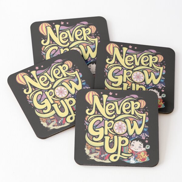 Item preview, Typographie Expressions never grow up designed and sold by Imaginarium of Chaos falcon88 .