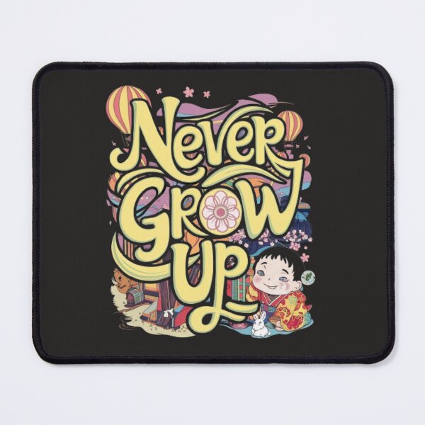 Item preview, Typographie Expressions never grow up designed and sold by Imaginarium of Chaos falcon88 .