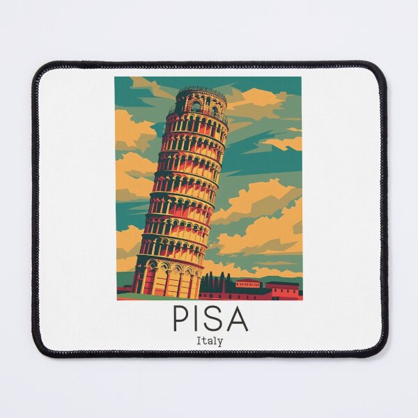 Item preview, A Vintage Travel Illustration of Pisa - Italy designed and sold by GoodOldVintage.