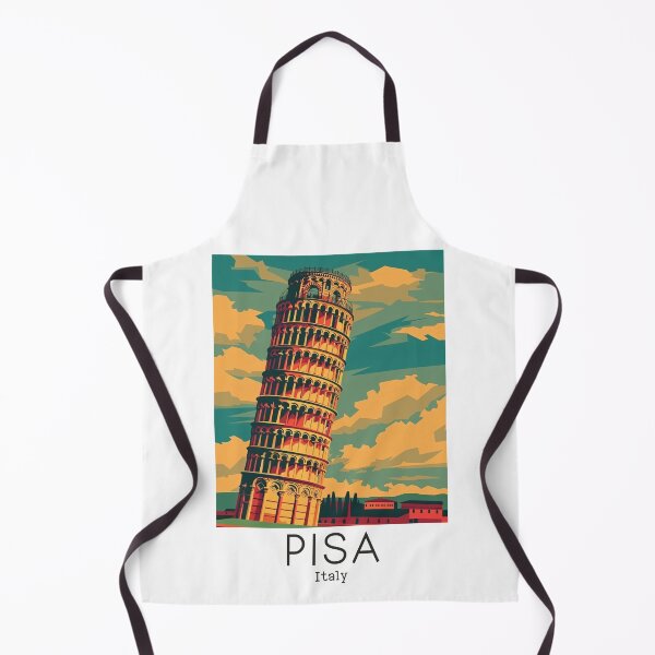 Item preview, A Vintage Travel Illustration of Pisa - Italy designed and sold by GoodOldVintage.