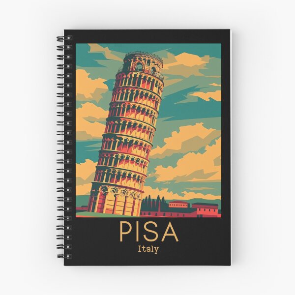 Item preview, A Vintage Travel Illustration of Pisa - Italy designed and sold by GoodOldVintage.