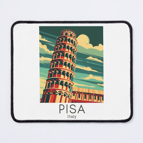 Item preview, A Vintage Travel Illustration of Pisa - Italy designed and sold by GoodOldVintage.