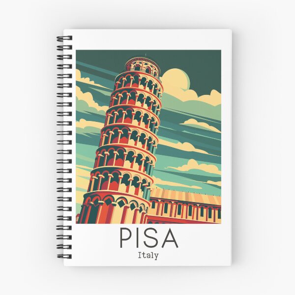 Item preview, A Vintage Travel Illustration of Pisa - Italy designed and sold by GoodOldVintage.