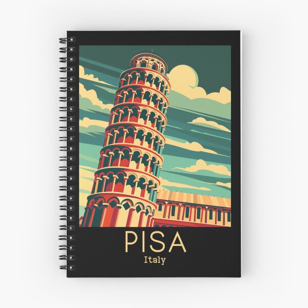 Item preview, A Vintage Travel Illustration of Pisa - Italy designed and sold by GoodOldVintage.