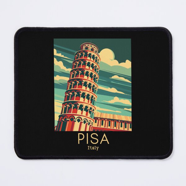 Item preview, A Vintage Travel Illustration of Pisa - Italy designed and sold by GoodOldVintage.