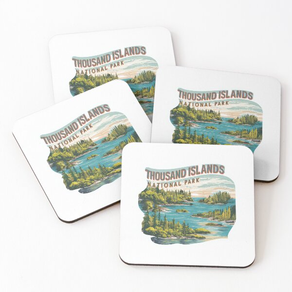 Item preview, Thousand Islands National Park logo emblem #2 designed and sold by ArtFusion-Shop.