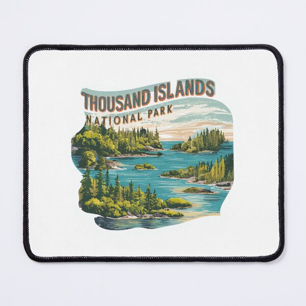 Item preview, Thousand Islands National Park logo emblem #2 designed and sold by ArtFusion-Shop.