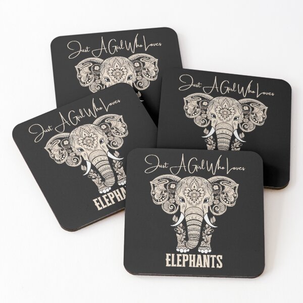 Item preview, Just A Girl Who Loves Elephants Women's Boho Mandala Graphic designed and sold by MTJ-Mushrooms.
