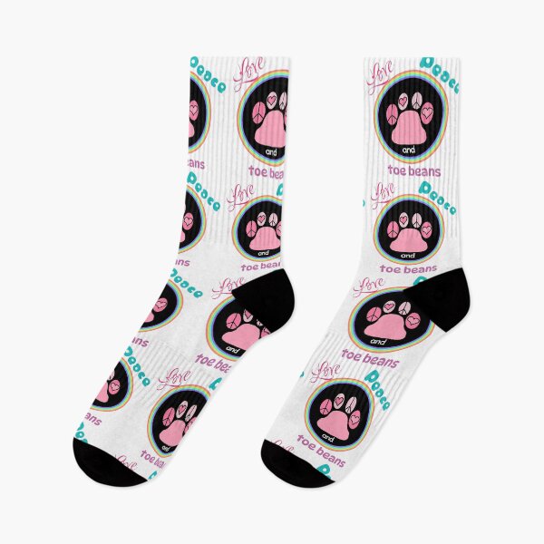 Item preview, Love Peace and Toe Beans designed and sold by JaygiesDesign.