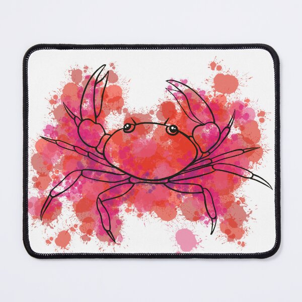 Item preview, red crab sticker designed and sold by Tetiana Pohurska.