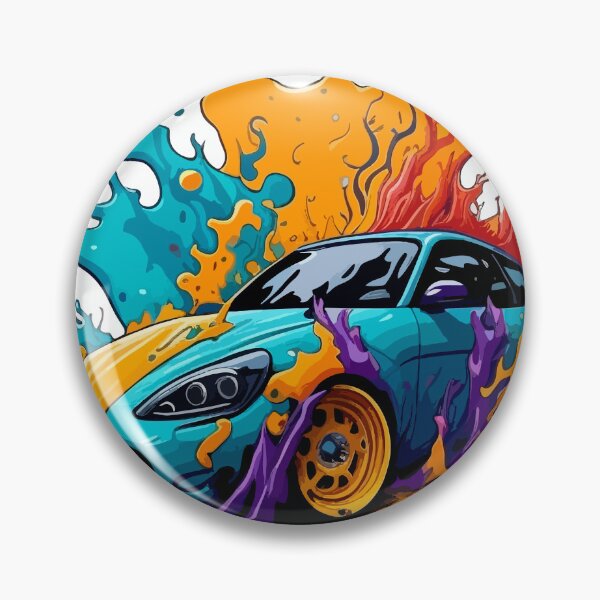 Item preview, a luxury car driven on mountains area at sunset wallpaper generative AI Art created by AI technology image 2 1 designed and sold by deeplaxman.