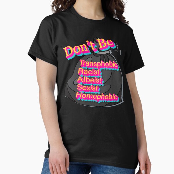 Item preview, Don’t Be Trash bag designed and sold by DeLovrly Designs.
