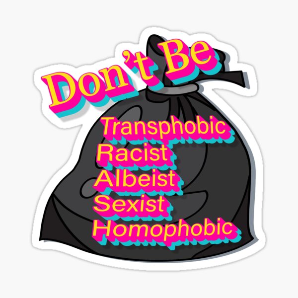 Item preview, Don’t Be Trash bag designed and sold by DeLovrly Designs.