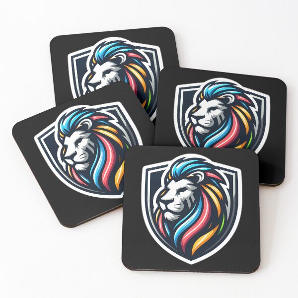 Item preview, King lion shield logo  designed and sold by Animalpetslover.