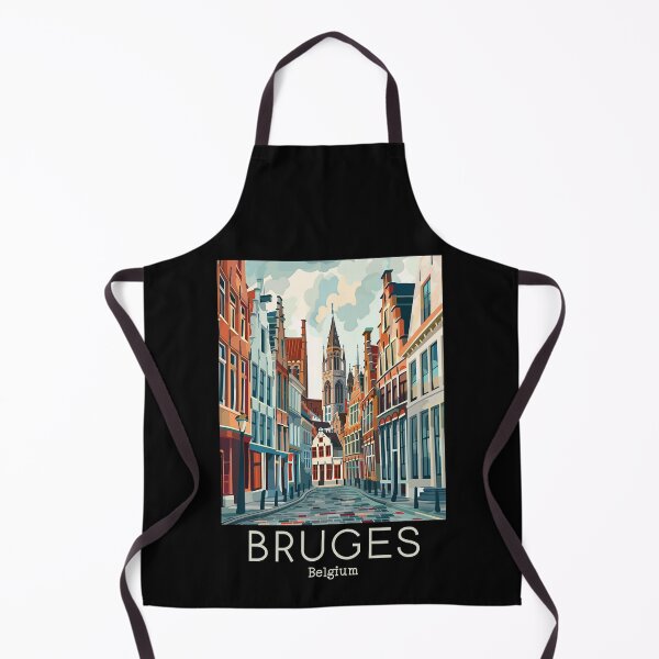 Item preview, A Vintage Travel Illustration of Bruges - Belgium designed and sold by GoodOldVintage.