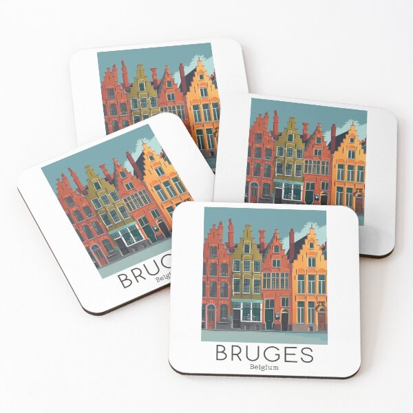 Item preview, A Vintage Travel Illustration of Bruges - Belgium designed and sold by GoodOldVintage.
