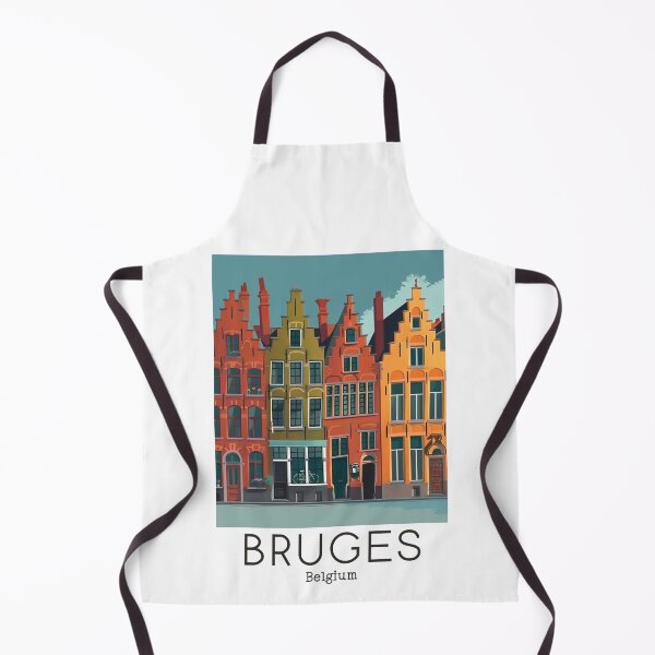 Item preview, A Vintage Travel Illustration of Bruges - Belgium designed and sold by GoodOldVintage.