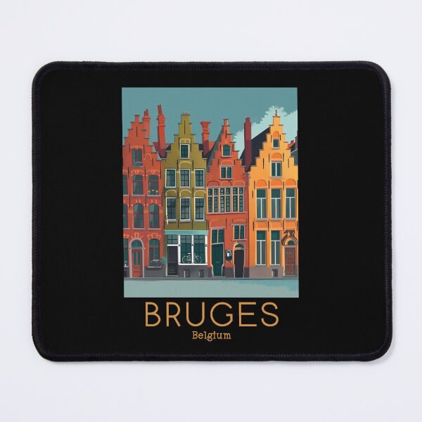 Item preview, A Vintage Travel Illustration of Bruges - Belgium designed and sold by GoodOldVintage.