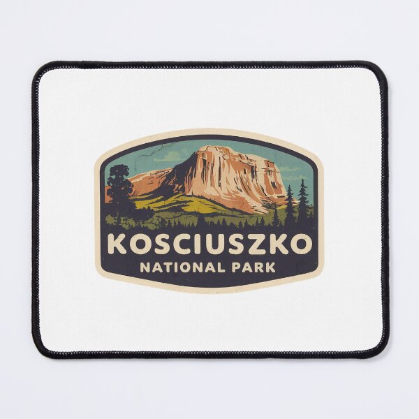 Item preview, Kosciuszko National Park logo emblem #3 designed and sold by ArtFusion-Shop.