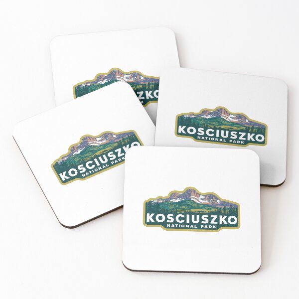 Item preview, Kosciuszko National Park logo emblem #4 designed and sold by ArtFusion-Shop.