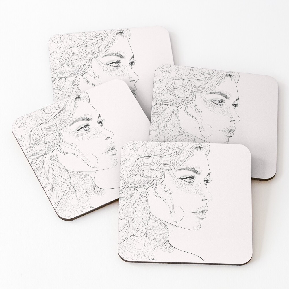 Item preview, Coasters (Set of 4) designed and sold by BoldInStyle.