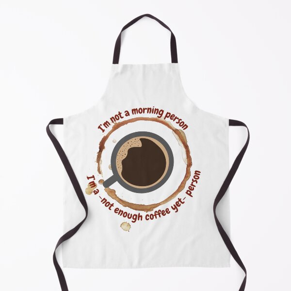 Item preview, I'm a not enough coffee yet person, funny design for coffee lovers designed and sold by NoetherSym.