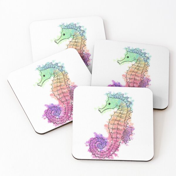Item preview, multicolored seahorse designed and sold by Tetiana Pohurska.