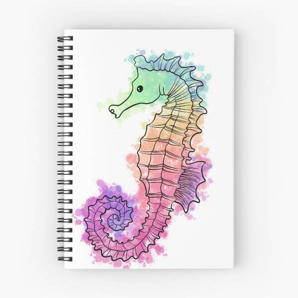 Item preview, multicolored seahorse designed and sold by Tetiana Pohurska.