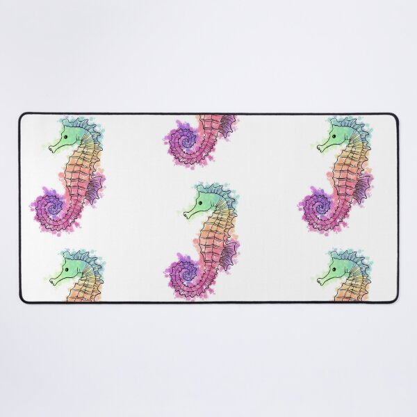 Item preview, multicolored seahorse designed and sold by Tetiana Pohurska.