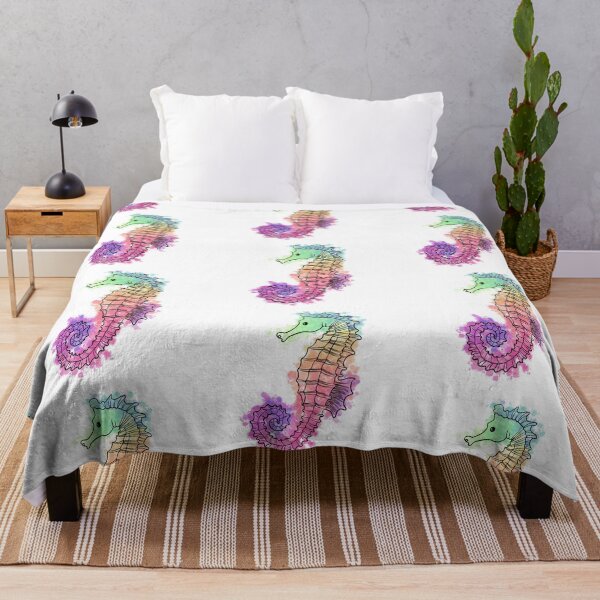 Item preview, multicolored seahorse designed and sold by Tetiana Pohurska.