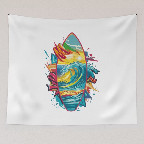 Item preview, Vibraciones de surf designed and sold by Angry Swan Designs.