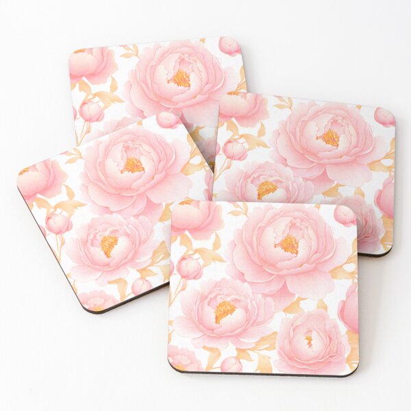 Item preview, Dainty pale pink flowers designed and sold by Flowersonstuff.