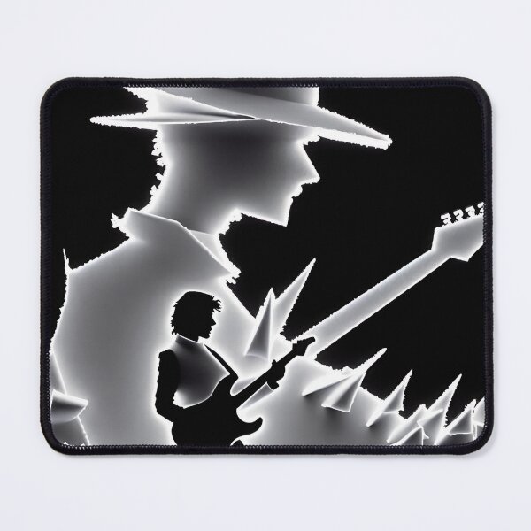 Item preview, Silhouette Guitarist, Electric Guitar, Musician Art, Music Lover designed and sold by BingysBarn.