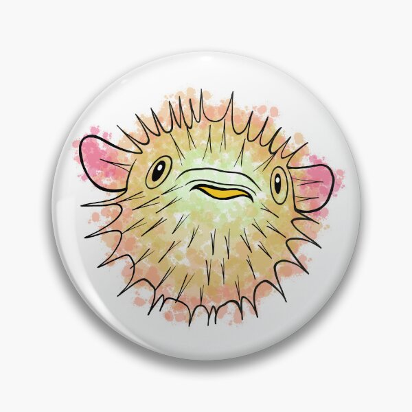 Item preview, pufferfish designed and sold by Tetiana Pohurska.