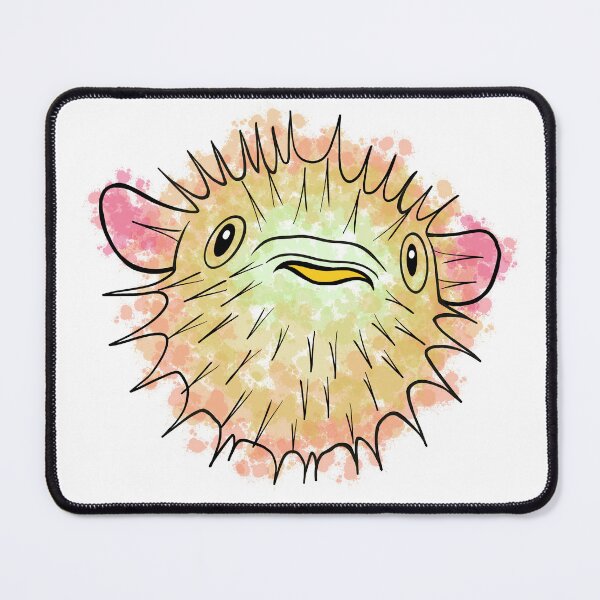 Item preview, pufferfish designed and sold by Tetiana Pohurska.