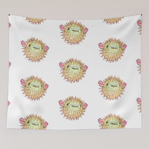 Item preview, pufferfish designed and sold by Tetiana Pohurska.