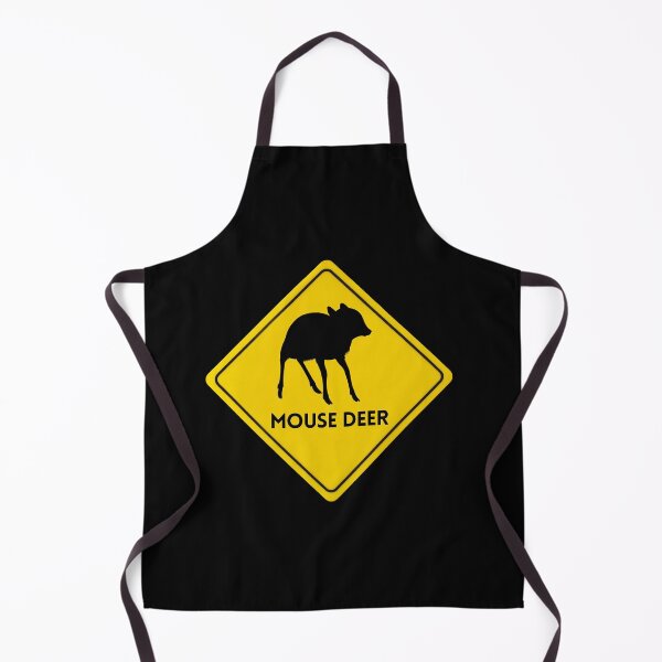 Item preview, Mouse Deer Warning Sign, yellow sign warning designed and sold by Kondi-Art.