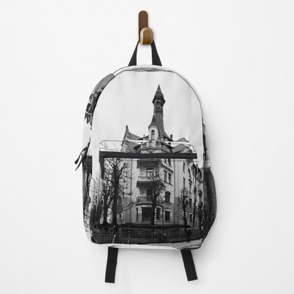 Item preview, Corner house. Riga 2024 bw designed and sold by Jouko Lehto Photography.