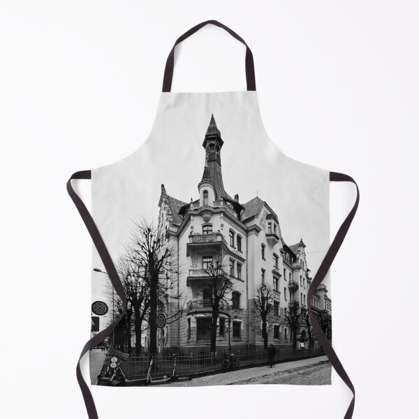 Item preview, Corner house. Riga 2024 bw designed and sold by Jouko Lehto Photography.