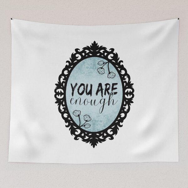 Item preview, Body Positivity Self Love Mirror | You Are Enough  designed and sold by ObsidianDaz.