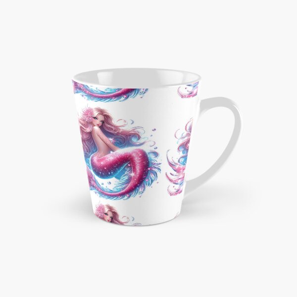 Item preview, Pink Sparkle Mermaid designed and sold by AI-Only Creations.