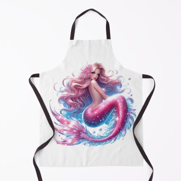Item preview, Pink Sparkle Mermaid designed and sold by AI-Only Creations.