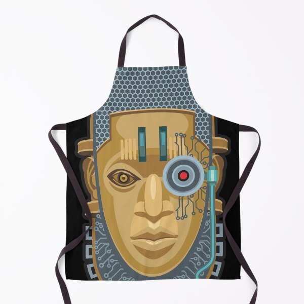 Item preview, Steampunk Africana - Bronze Sculpture Anachronism 2 designed and sold by Vector-Artist.