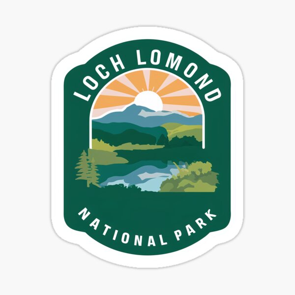 Item preview, Loch Lomond National Park logo emblem designed and sold by ArtFusion-Shop.