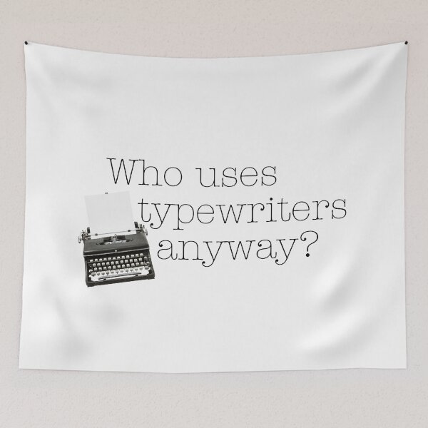 Item preview, Who uses typewriters anyway? designed and sold by LisaTrincaArt.